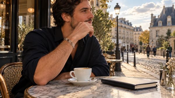 Réinventer la gourmette homme : un symbole de style intemporel